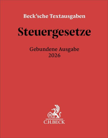 Steuergesetze Gebundene Ausgabe 2026