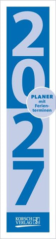 Streifenplaner Compact Blau 2027