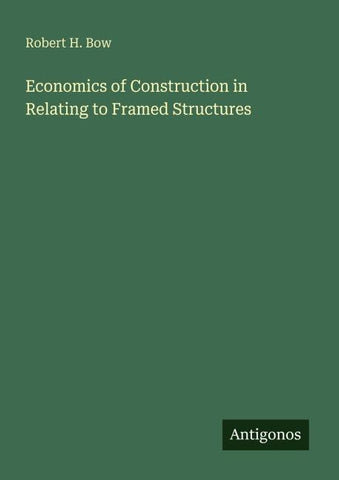 Economics of Construction in Relating to Framed Structures