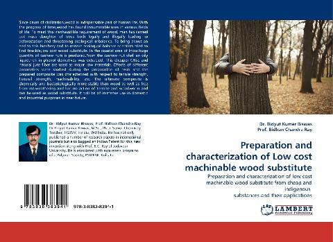 Preparation and characterization of Low cost machinable wood substitute