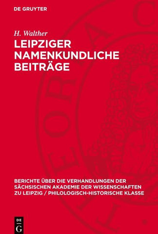 Leipziger namenkundliche Beiträge