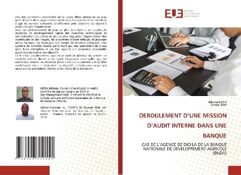 DEROULEMENT D'UNE MISSION D'AUDIT INTERNE DANS UNE BANQUE