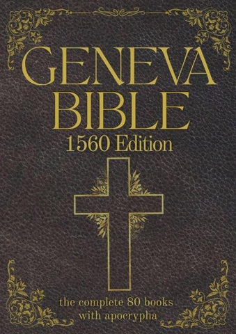 Geneva Bible 1560 Edition (Annotated) with Apocrypha