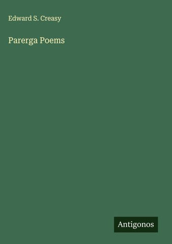 Parerga Poems