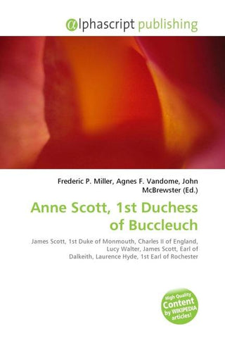 Anne Scott, 1st Duchess of Buccleuch