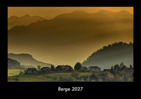 Berge 2027 Fotokalender DIN A3