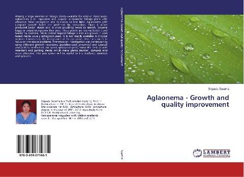 Aglaonema - Growth and quality improvement