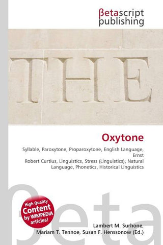 Oxytone