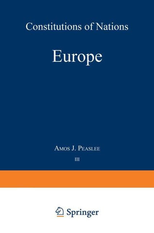 Volume III — Europe