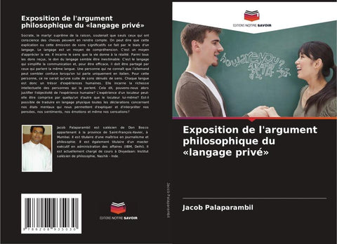 Exposition de l'argument philosophique du 'langage privé'