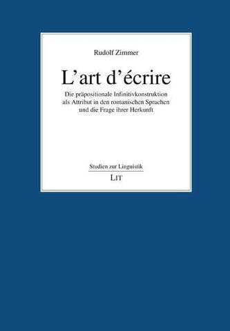 L'art d'écrire