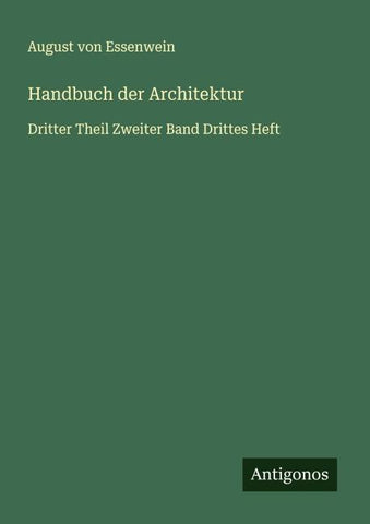 Handbuch der Architektur