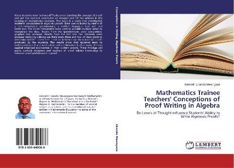 Mathematics Trainee Teachers' Conceptions of Proof Writing in Algebra
