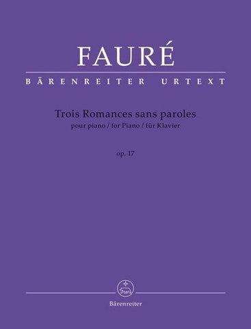 Trois Romances sans paroles für Klavier op. 17