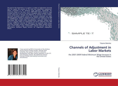 Channels of Adjustment in Labor Markets