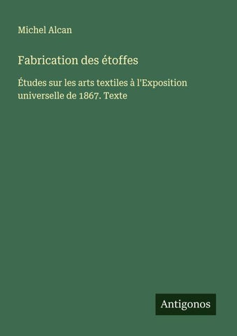 Fabrication des étoffes