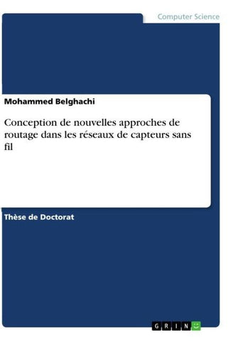 Conception de nouvelles approches de routage  dans les réseaux de capteurs sans fil