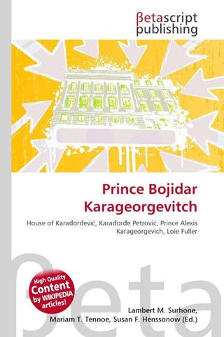 Prince Bojidar Karageorgevitch