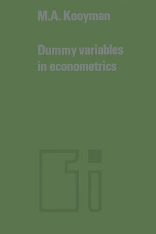 Dummy variables in econometrics