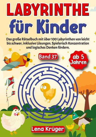 Labyrinthe für Kinder ab 5 Jahren - Band 37