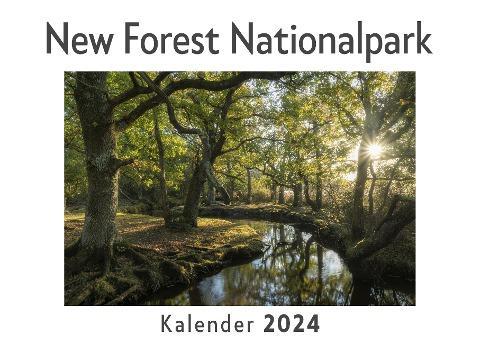 New Forest Nationalpark (Wandkalender 2024, Kalender DIN A4 quer, Monatskalender im Querformat mit Kalendarium, Das perfekte Geschenk)