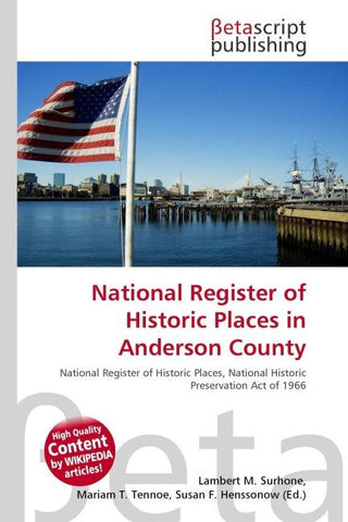 National Register of Historic Places in Anderson County