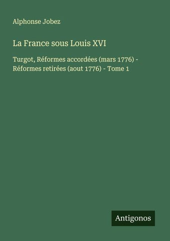 La France sous Louis XVI