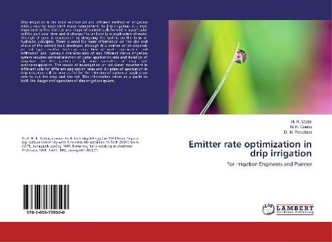 Emitter rate optimization in drip irrigation