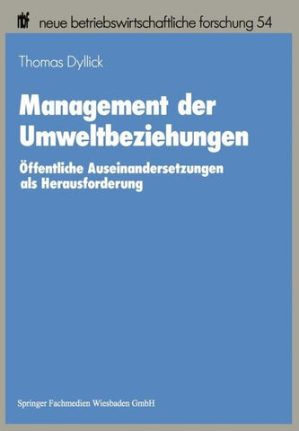 Management der Umweltbeziehungen