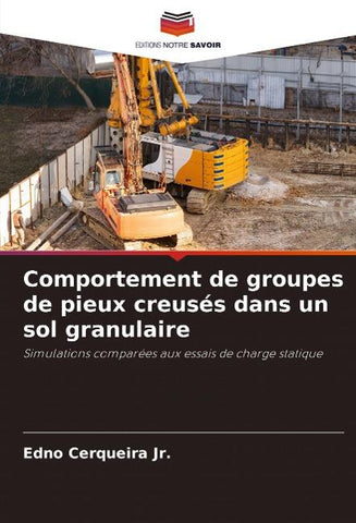 Comportement de groupes de pieux creusés dans un sol granulaire