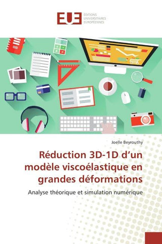 Réduction 3D-1D d'un modèle viscoélastique en grandes déformations