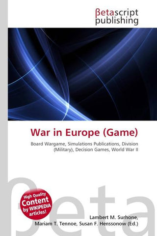 War in Europe (Game)