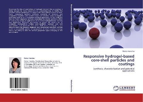 Responsive hydrogel-based core-shell particles and coatings