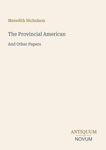 The Provincial American