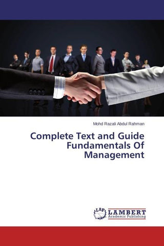Complete Text and Guide Fundamentals Of Management