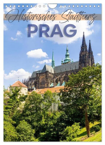 PRAG Historisches Stadtherz (Wandkalender 2026 DIN A4 hoch), CALVENDO Monatskalender
