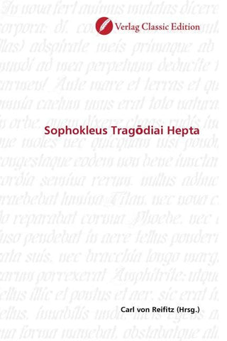 Sophokleus Trag¿diai Hepta
