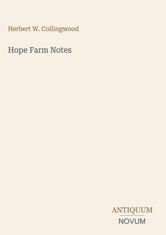 Hope Farm Notes