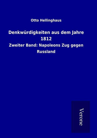 Denkwürdigkeiten aus dem Jahre 1812