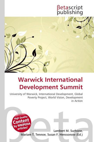 Warwick International Development Summit