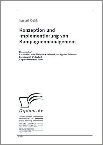 Konzeption und Implementierung von Kampagnenmanagement