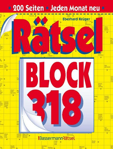 Rätselblock 318 (5 Exemplare à 2,99 €)