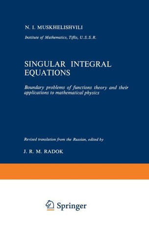 Singular Integral Equations