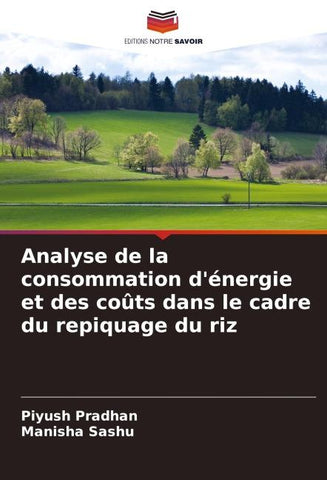Analyse de la consommation d'énergie et des coûts dans le cadre du repiquage du riz