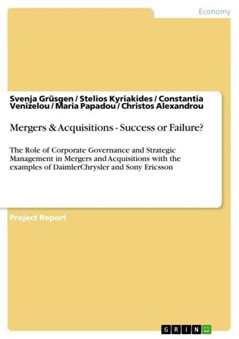 Mergers & Acquisitions - Success or Failure?