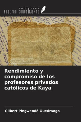Rendimiento y compromiso de los profesores privados católicos de Kaya