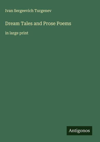 Dream Tales and Prose Poems