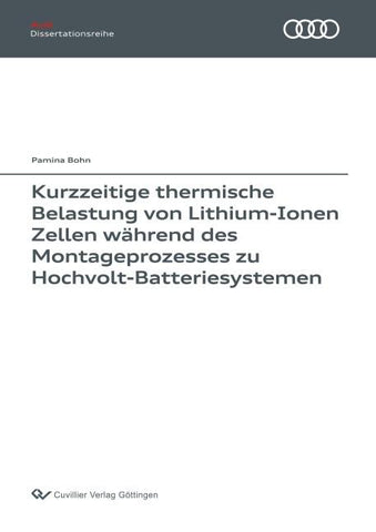 Kurzzeitige thermische Belastung von Lithium-Ionen Zellen