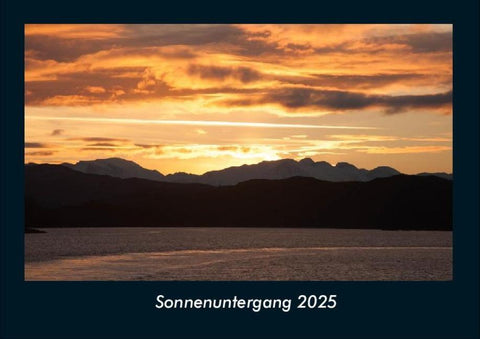 Sonnenuntergang 2025 Fotokalender DIN A4