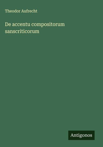 De accentu compositorum sanscriticorum